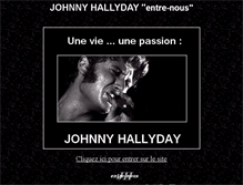 Tablet Screenshot of johnny-entre-nous.fr